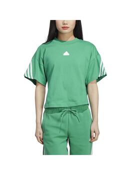 Camiseta Mujer adidas FI 3S Verde