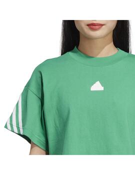 Camiseta Mujer adidas FI 3S Verde