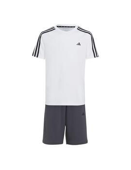 Conjunto Niño adidasTr-Es Blanco Negro