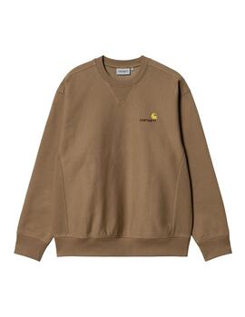 Sudadera Hombre Carhartt WIP American Sprint Marrón