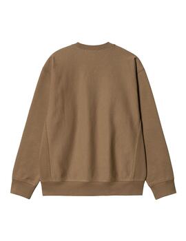 Sudadera Hombre Carhartt WIP American Sprint Marrón