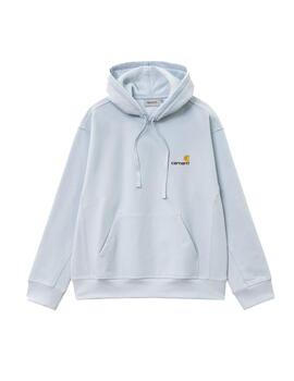 Sudadera Hombre Carhartt WIP American Script Celeste