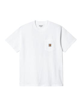 Camiseta Hombre Carhartt WIP Tamas Pokect Blanca