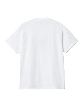 Camiseta Hombre Carhartt WIP Palm Blanca Azul