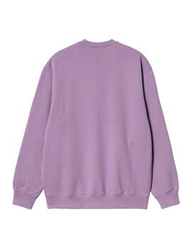 Sudadera Hombre Carhartt Pocket Sweat Lila