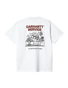 Camiseta Hombre Carhartt WIP Car Repair Blanca