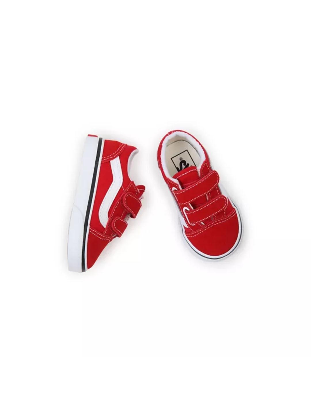 Zapatilla Ni Vans Old Skool Roja