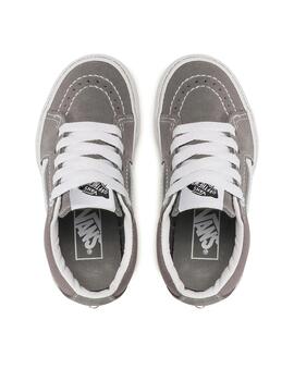 Zapatilla Niño Vans Sk8-Low Gris