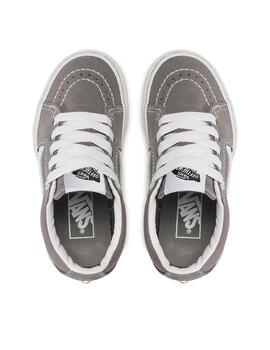 Zapatilla Niño Vans Sk8-Low Gris