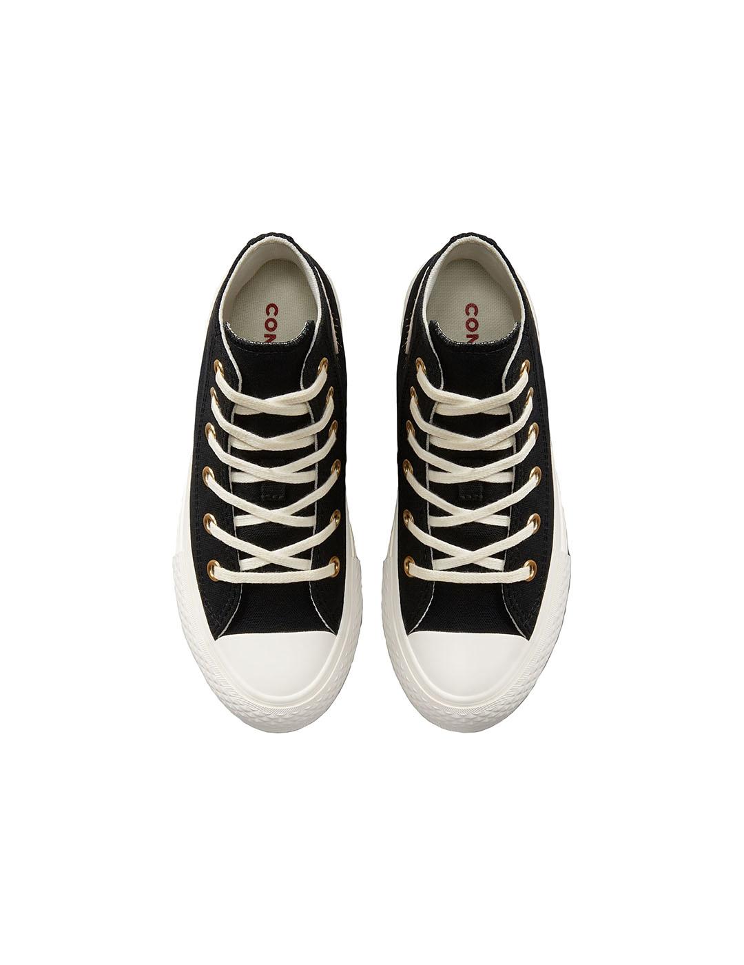 Converse sales niña negra