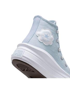 Zapatilla Niña Converse Move Hi Nube Celeste