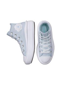 Zapatilla Niña Converse Move Hi Nube Celeste