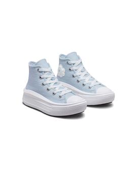 Zapatilla Niña Converse Move Hi Nube Celeste