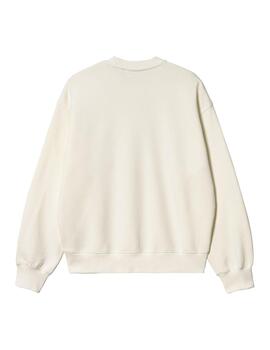 Sudadera Mujer Carhartt WIP Nelson Sweat Blanca