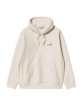 Sudadera Hombre Carhartt WIP American Script Crema