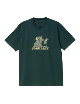 Camiseta Hombre Carhartt WIP Harvester Verde