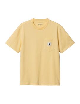 Camiseta Mujer Carhartt WIP Pocket Amarilla