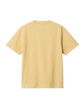 Camiseta Mujer Carhartt WIP Pocket Amarilla