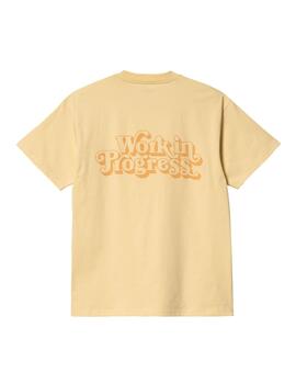 Camiseta Hombre Carhartt WIP Fez Amarilla