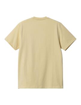 Camiseta Hombre Carhartt WIP Pocket  Amarillo