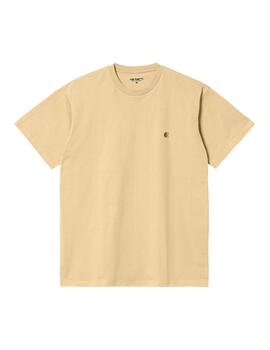 Camiseta Hombre Carhartt WIP Chase Amarillo