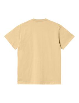 Camiseta Hombre Carhartt WIP Chase Amarillo