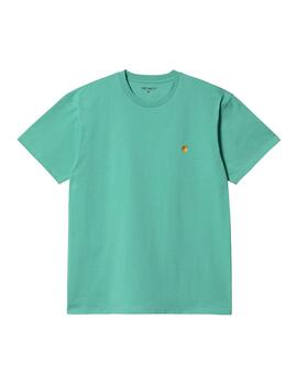 Camiseta Hombre Carhartt WIP Chase Verde