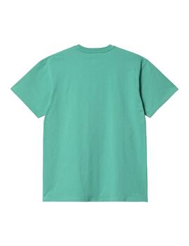 Camiseta Hombre Carhartt WIP Chase Verde