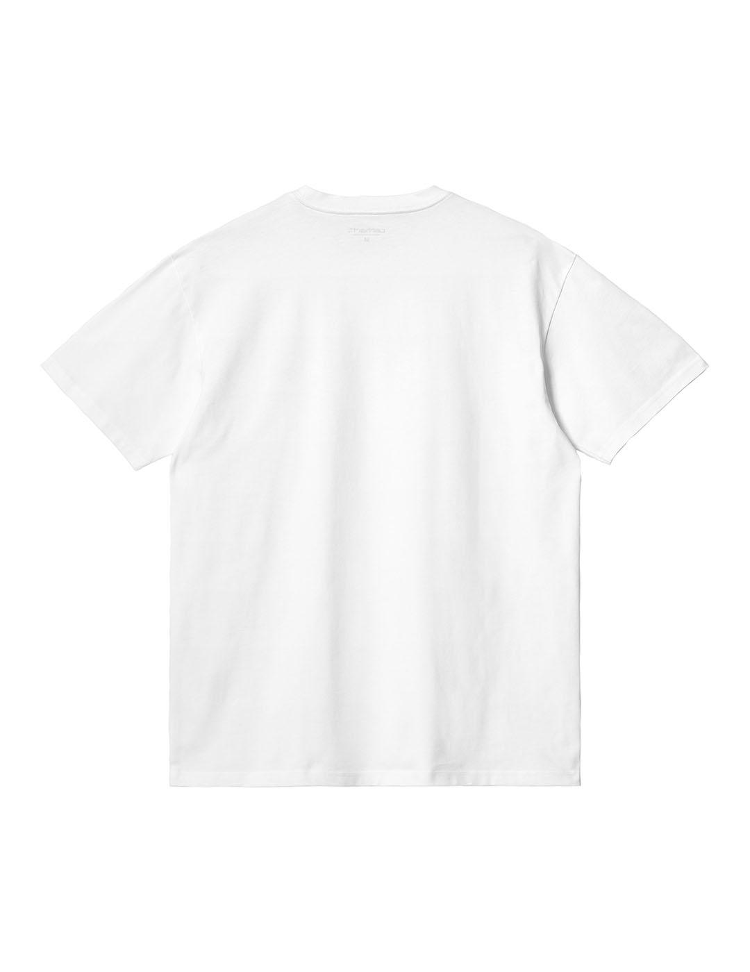 Camiseta Hombre Carhartt WIP Chase Blanca