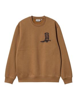 Sudadera Hombre Carhartt WIP Boot Sweat Marrón