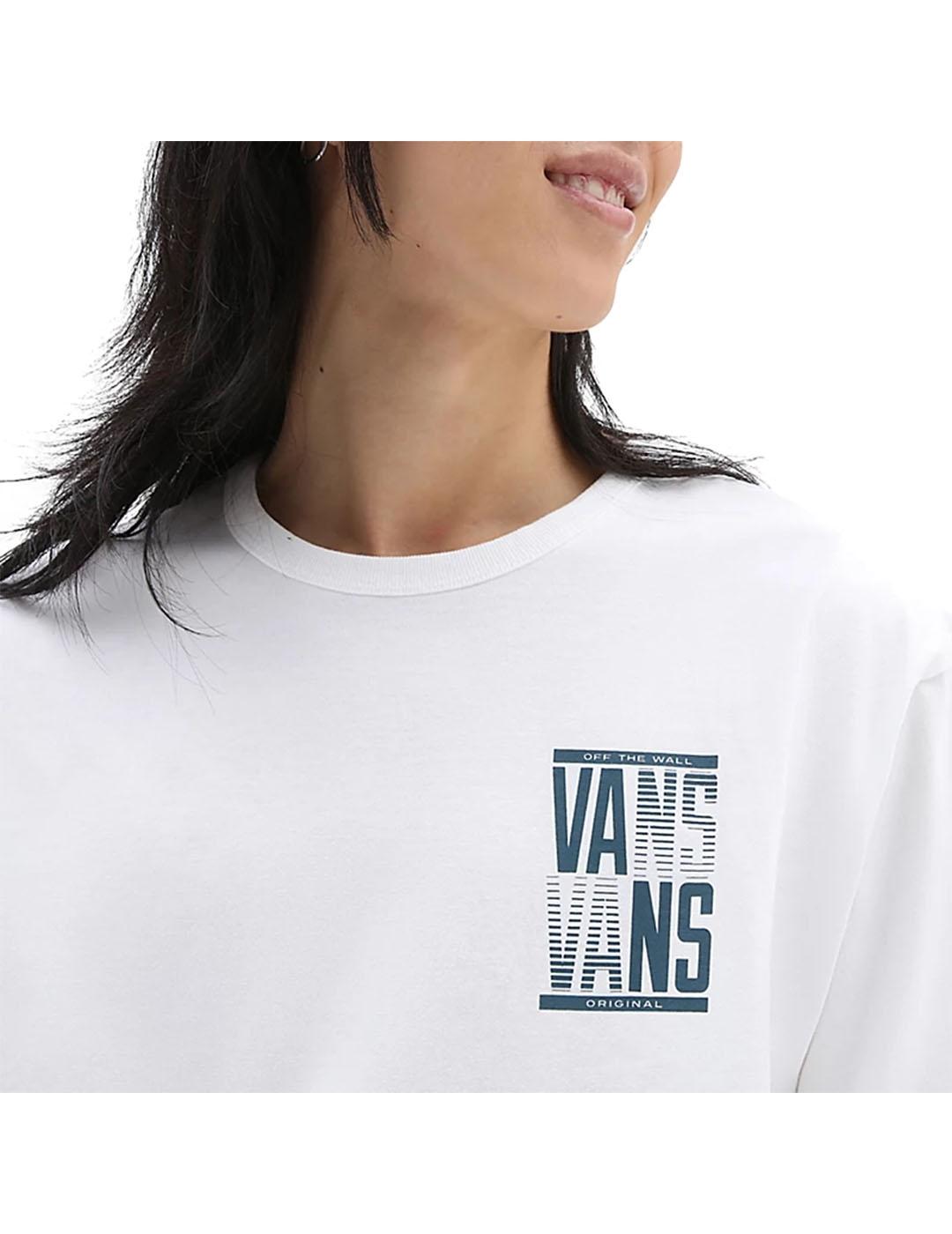 Camiseta outlet blanca vans