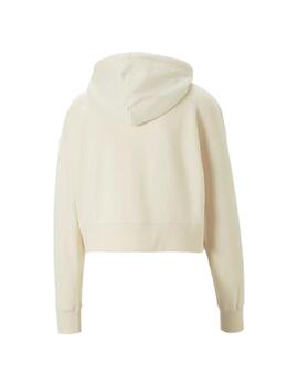 Sudadera Mujer Puma Downtown Beige