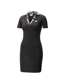 Vestido Mujer Puma Downtown Negro Print