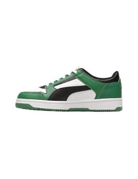 Zapatilla Hombre Puma Rebound Joy Low Blanco Verde