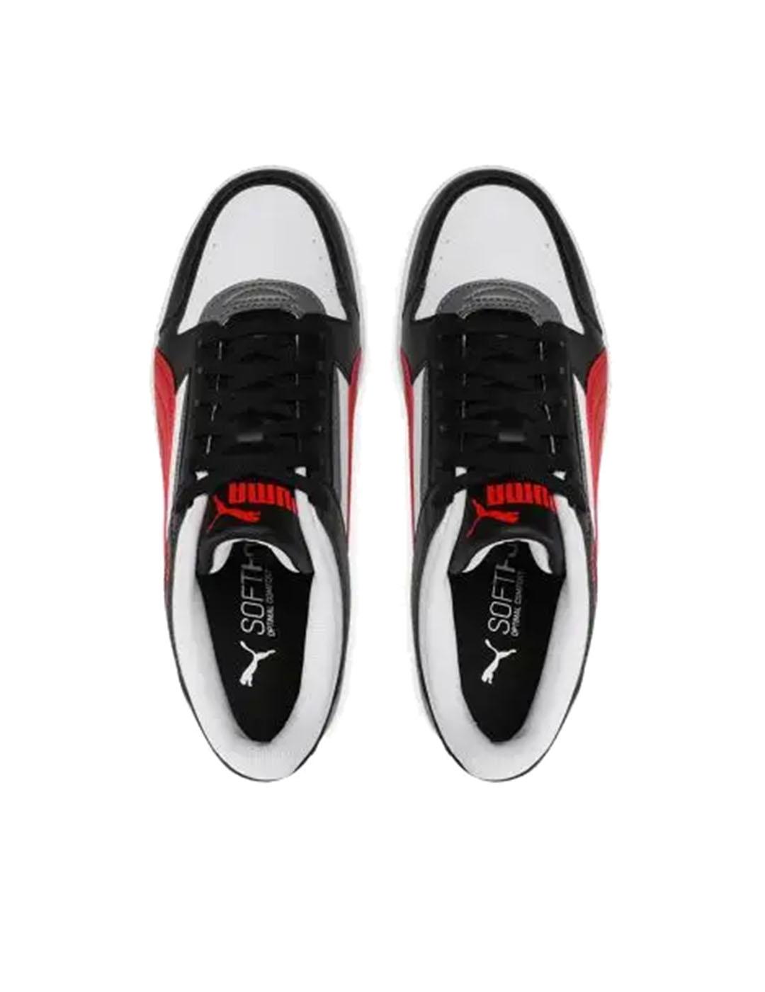 Zapatilla Hombre Puma Rebound Joy Low Blanco Negro Gris