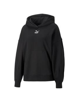 Sudadera Mujer Puma Classics Oversized Negra