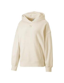 Sudadera Mujer Puma Classics Oversized Beige