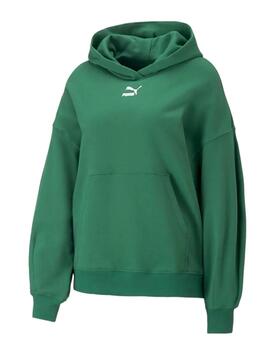 Sudadera Mujer Puma Classics Oversized Verde