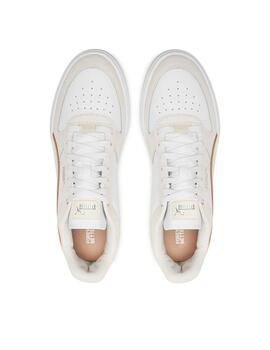 Zapatilla Hombre Puma Caven Dime Blanca Beige