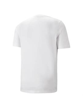 Camiseta Puma Hombre Ess  Blanca