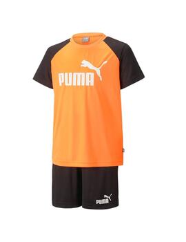 Conjunto Niño Puma  Naranja Negro