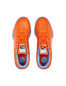 Zapatilla Sala Hombre Puma Trucco III Naranja Azul