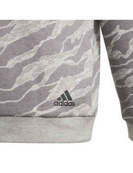 Mono retorta Útil Sudadera adidas Linear Niño Gris Claro