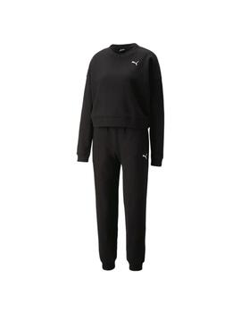 Chandal Mujer Puma Loungewear Suit Negro