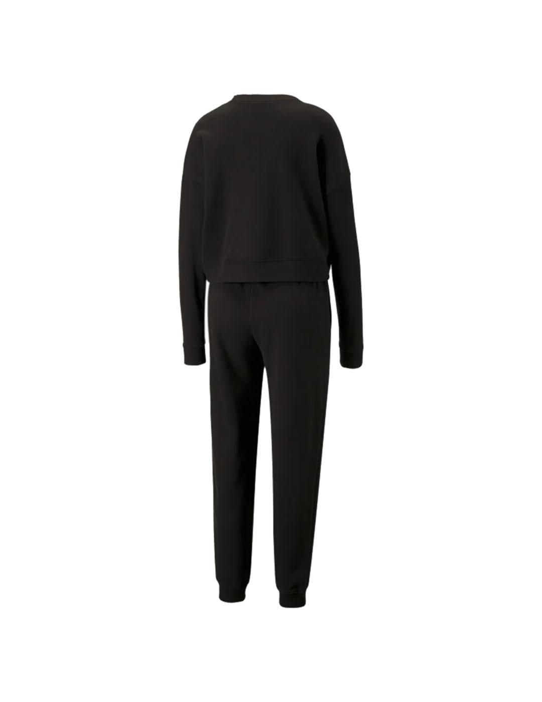 Chandal Mujer Puma Loungewear Suit Negro