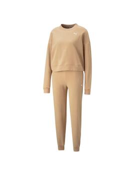 Chandal Mujer Puma Loungewear Marrón