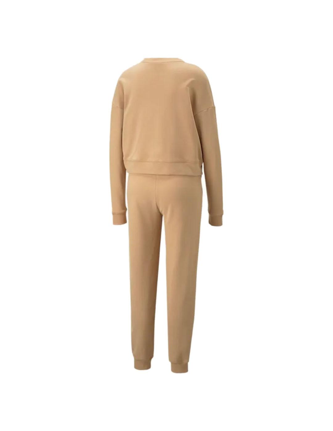 Chandal Mujer Puma Loungewear Marrón