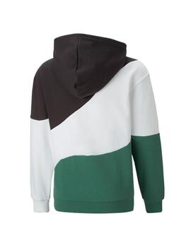 Sudadera Niño Puma Power Verde Blanca Negra