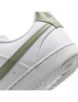 Zapatilla Hombre Nike Court Vision Low Blanca Verd