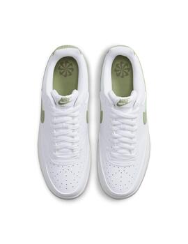 Zapatilla Hombre Nike Court Vision Low Blanca Verd